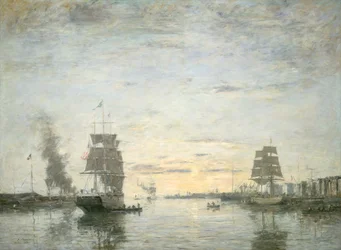 Ingang van de haven, Le Havre